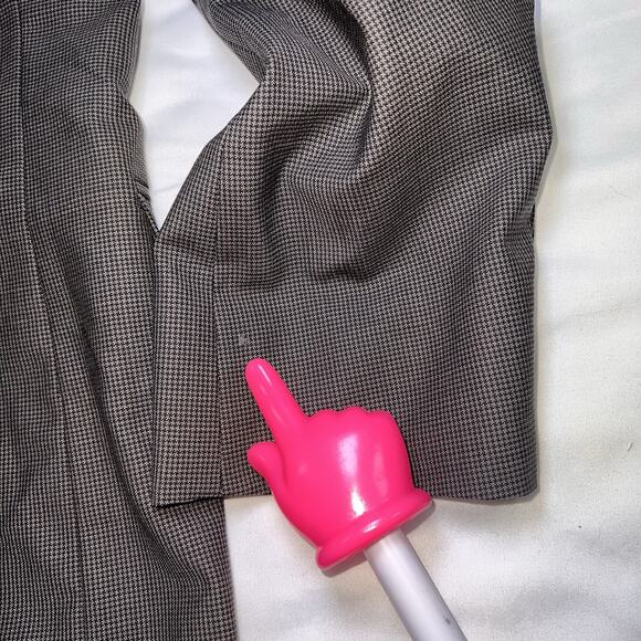 Brooks Brothers 346 Stretch Blazer Size 39 Short Wool Brown Micro Houndstooth - Picture 11 of 16